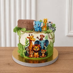 Tort dziecięcy z wydrukiem cukrowym, tort z figurą - 3